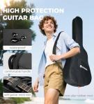 Vangoa 41" Acoustic Guitar Beginner Bundle Black