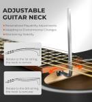 Vangoa 41" Acoustic Guitar Beginner Bundle Black