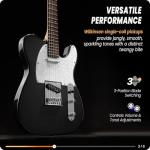 Fesley 39" TL Style Electric Guitar with Wilkinson Pickups