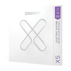 D'Addario XS Nickel Coated Electric Guitar Strings 11-49