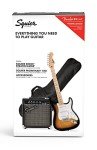 Fender Squier Sonic Strat Pack with Accessories Bundle