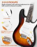 STRICH 39" Electric Guitar Starter Kit with Amp