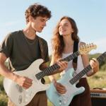 AODSK 39" Electric Guitar Starter Kit with Amp