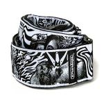 Jim Dunlop Black & White Skulls Guitar Strap