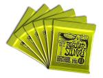 Ernie Ball Regular Slinky Electric Guitar Strings 6 Pack