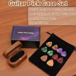 Omniwood Guitar Pick Holder Set with 10 Picks