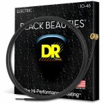 DR Strings Black Beauties Electric Guitar Strings 10-46