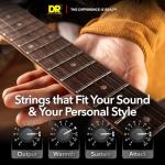 DR Strings Black Beauties Electric Guitar Strings 10-46