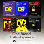 DR Strings Black Beauties Electric Guitar Strings 10-46