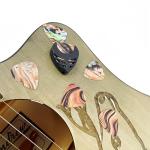 Miwayer Medium Guitar Picks - 6 Pack in Metal Box