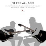 41" Acoustic Electric Guitar Starter Set - Black