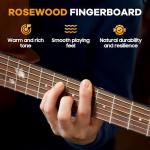 CAHAYA 41" Acoustic Guitar Beginner Set with Accessories