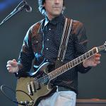 Nefelibata Vintage Blue Guitar Strap with Pick Pocket