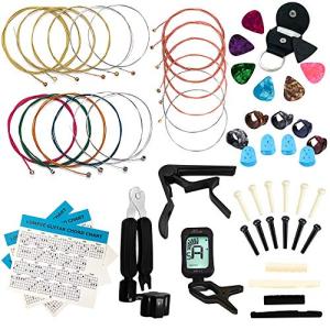 LOMEVE 58-Piece Guitar Accessories Kit