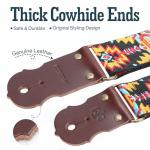 BoonSpark Adjustable Guitar Strap with Vintage Design