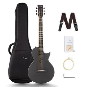 Enya Nova Go Travel Acoustic Guitar - Black
