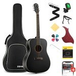 Donner 41'' Full Size Acoustic Guitar Beginner Kit
