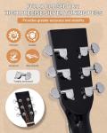 41" Acoustic Guitar Bundle for Beginners - Black