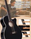 41" Acoustic Guitar Bundle for Beginners - Black