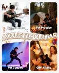 41" Acoustic Guitar Bundle for Beginners - Black