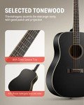 Donner 41'' Full Size Acoustic Guitar Beginner Kit