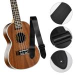 Black Guitar Strap for Bass, Electric, and Acoustic
