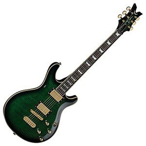 Dean Custom Run 15 Icon Trans Green Electric Guitar