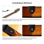 Black Guitar Strap for Bass, Electric, and Acoustic