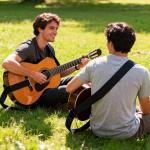 Black Guitar Strap for Bass, Electric, and Acoustic