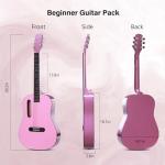ADM 38" Acoustic Guitar Starter Kit for Beginners