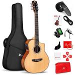 Vangoa 3/4 Size Electric Acoustic Guitar Bundle