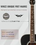 Winzz Full Size Acoustic Guitar for Beginners 41