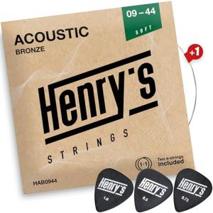 Extra Light Acoustic Guitar Strings 09-44 Set