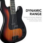 Full Size Beginner 4-String Electric Bass Guitar
