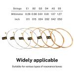 Donner Acoustic Guitar Strings 5-Pack Light 11-50