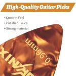 Plornix 30-Count Colorful Celluloid Guitar Picks