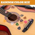 Plornix 30-Count Colorful Celluloid Guitar Picks