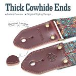 BoonSpark Bohemian Print Guitar Strap – Adjustable & Durable