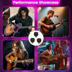 LED Light-Up Guitar Pick for Enhanced Performance