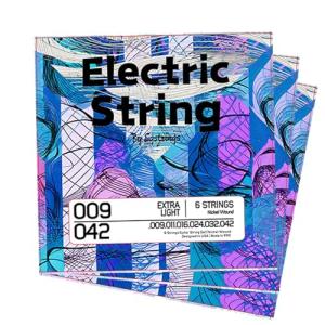 Toiclebor Extra Light Electric Guitar Strings Pack