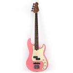 Fojill Full Size Electric Bass Guitar - Pink