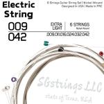 Toiclebor Extra Light Electric Guitar Strings Pack