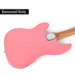 Fojill Full Size Electric Bass Guitar - Pink