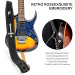 Nefelibata Embroidered Guitar Strap with Foam Padding