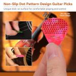 30 Pack Non-Slip Guitar Picks with Holder