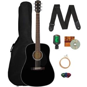 Fender CD-60S Dreadnought Acoustic Guitar Bundle