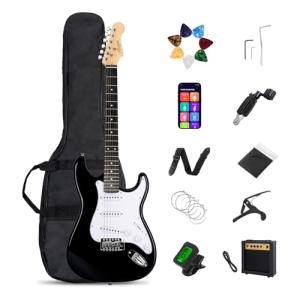 Besyou 39" Full Size Electric Guitar Bundle