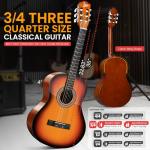 Pyle 3/4 Beginner Acoustic Guitar Kit - Sunburst