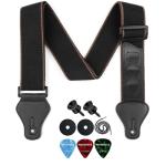 ROTOPATA Acoustic Guitar Strap with Picks and Locks