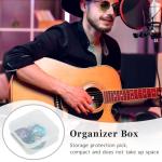 EASTROCK 15-Piece Guitar Pick Set with Organizer